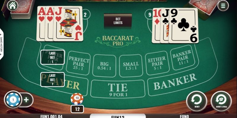 Chiến thuật chơi Baccarat tại DAGA