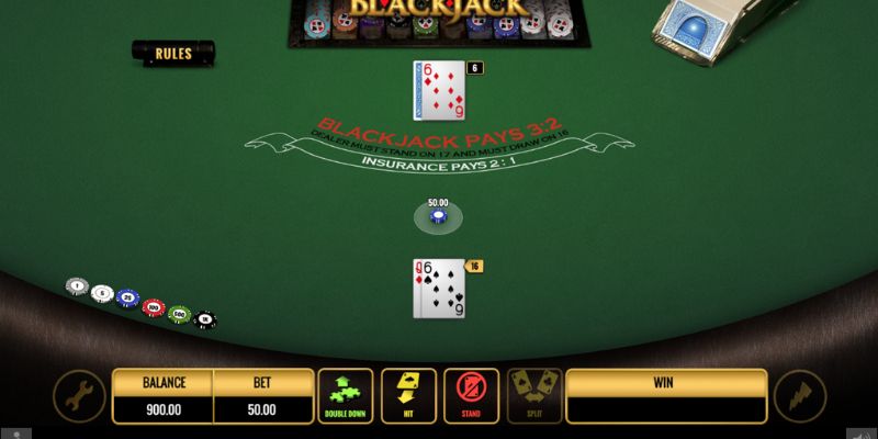 Trình tự diễn ra ván cược Blackjack